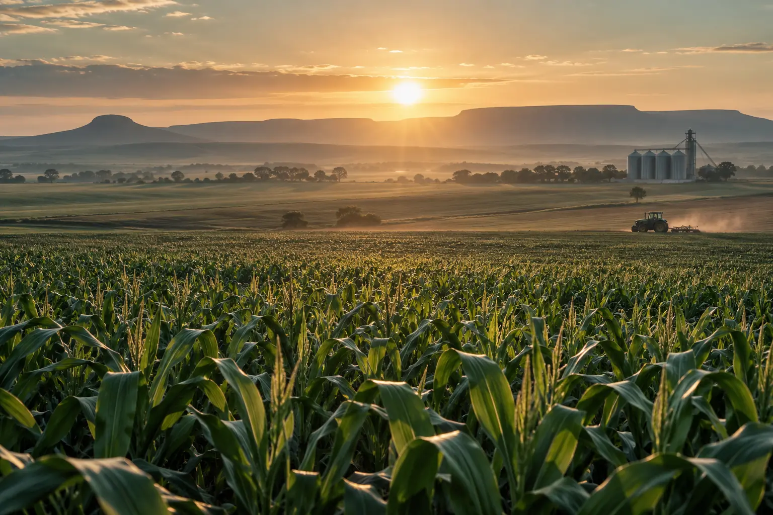 Illustrative agricultural landscape