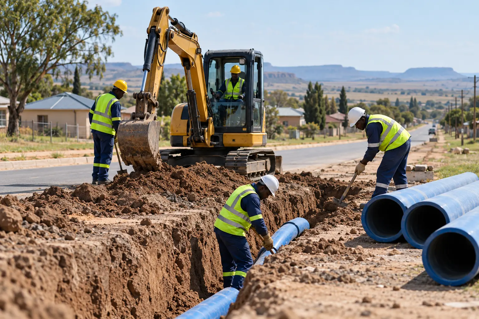 Illustrative water infrastructure works