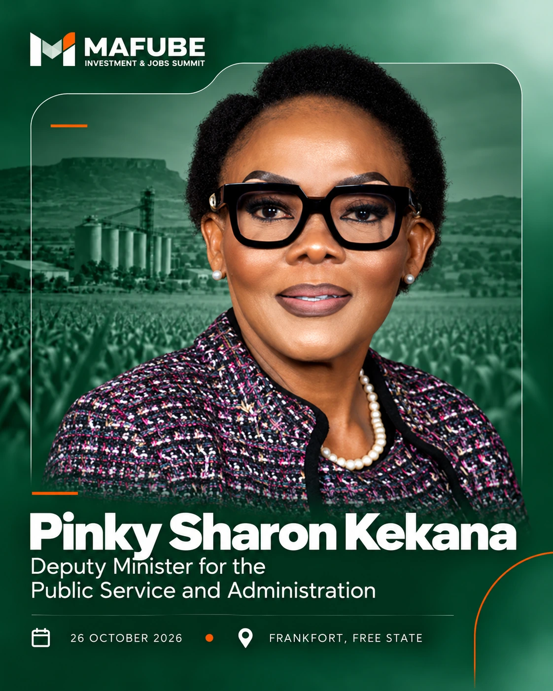 Portrait of Pinky Sharon Kekana